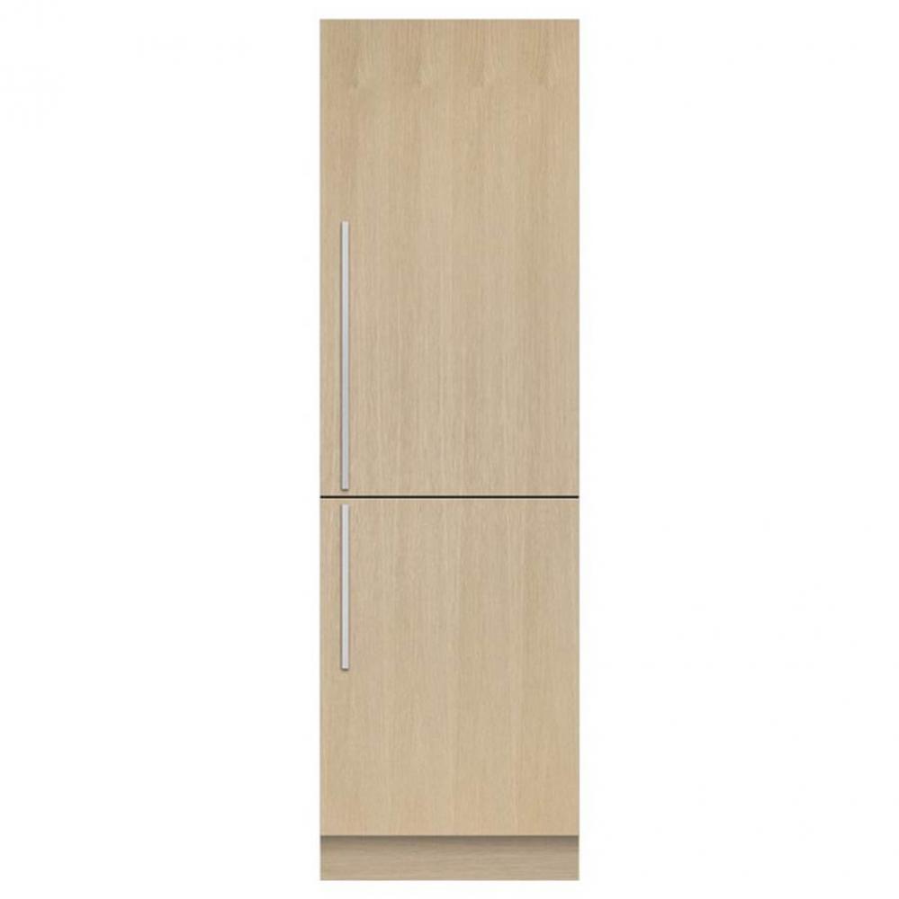 24'' Bottom Mount Refrigerator Freezer, 70'' H, 8.0 cu ft, Panel Ready, Non Ic