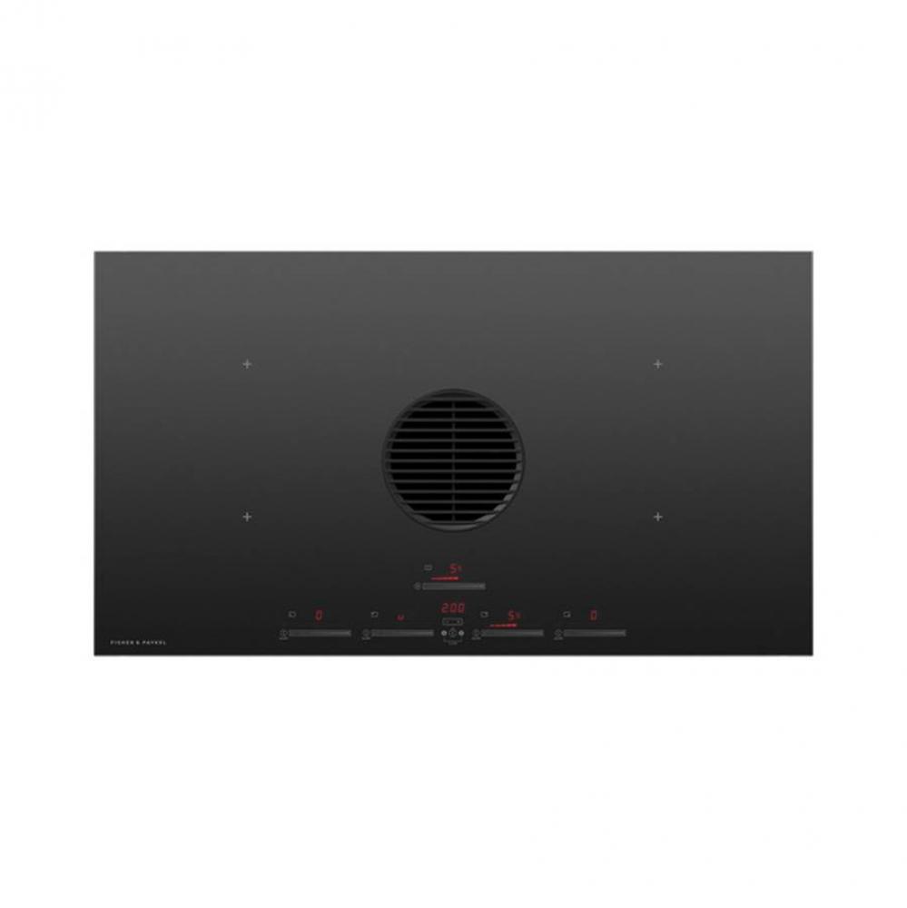36'' Cooktop, 4 Zones with SmartZone, Integrated Downdraft Ventilation