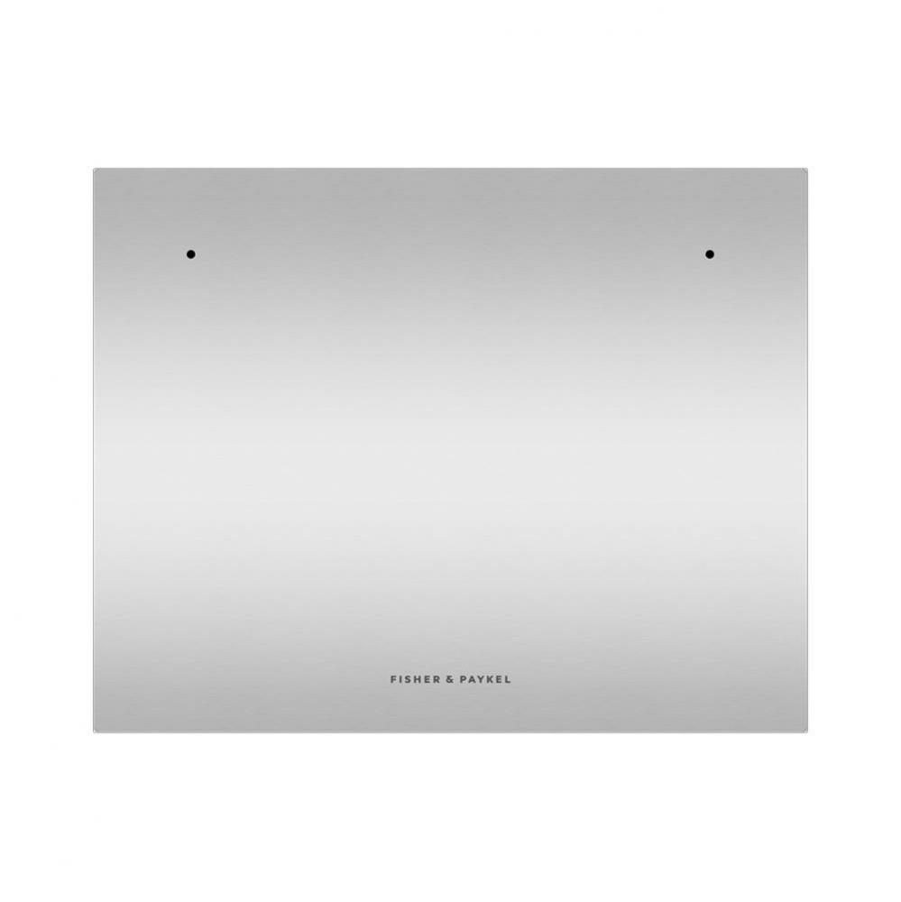Stainless Steel Accessory Door for Single, Tall, Panel Ready, No Handle Included