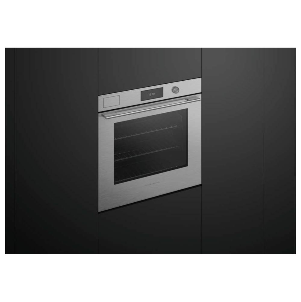 30 Inch Single Oven w/Steam Assist, 6.8 Inch Touchscreen w/Dial Self-Cleaning - Contemporary Brush