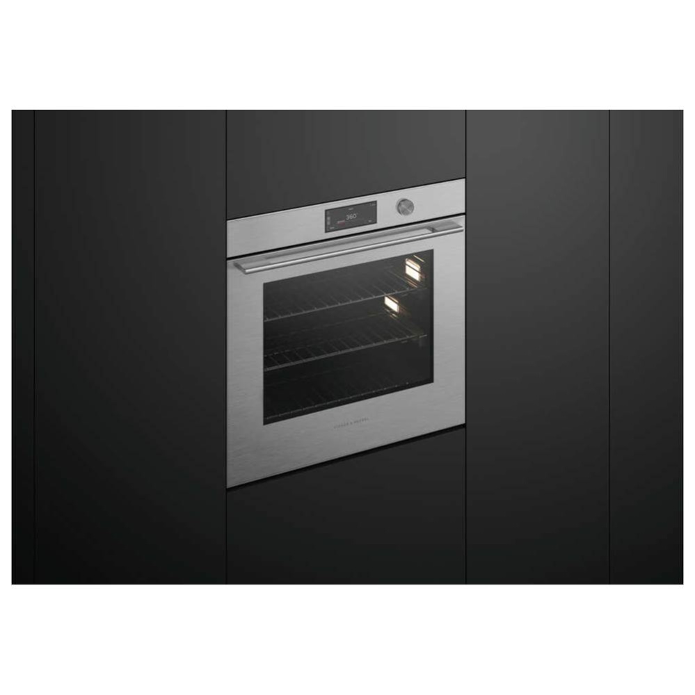 30 Inch Single Oven, 6.8 Inch Touchscreen w/Dial, Self-Cleaning - Contemporary Brushed Silver