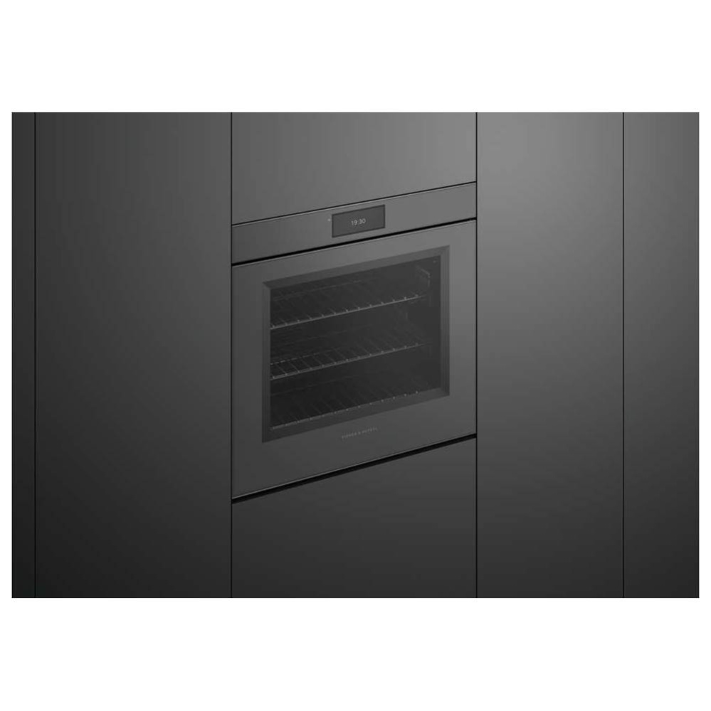 30 Inch Single Oven, 6.8 Inch Touchscreen, Self-Cleaning, Handleless- Minimal Grey