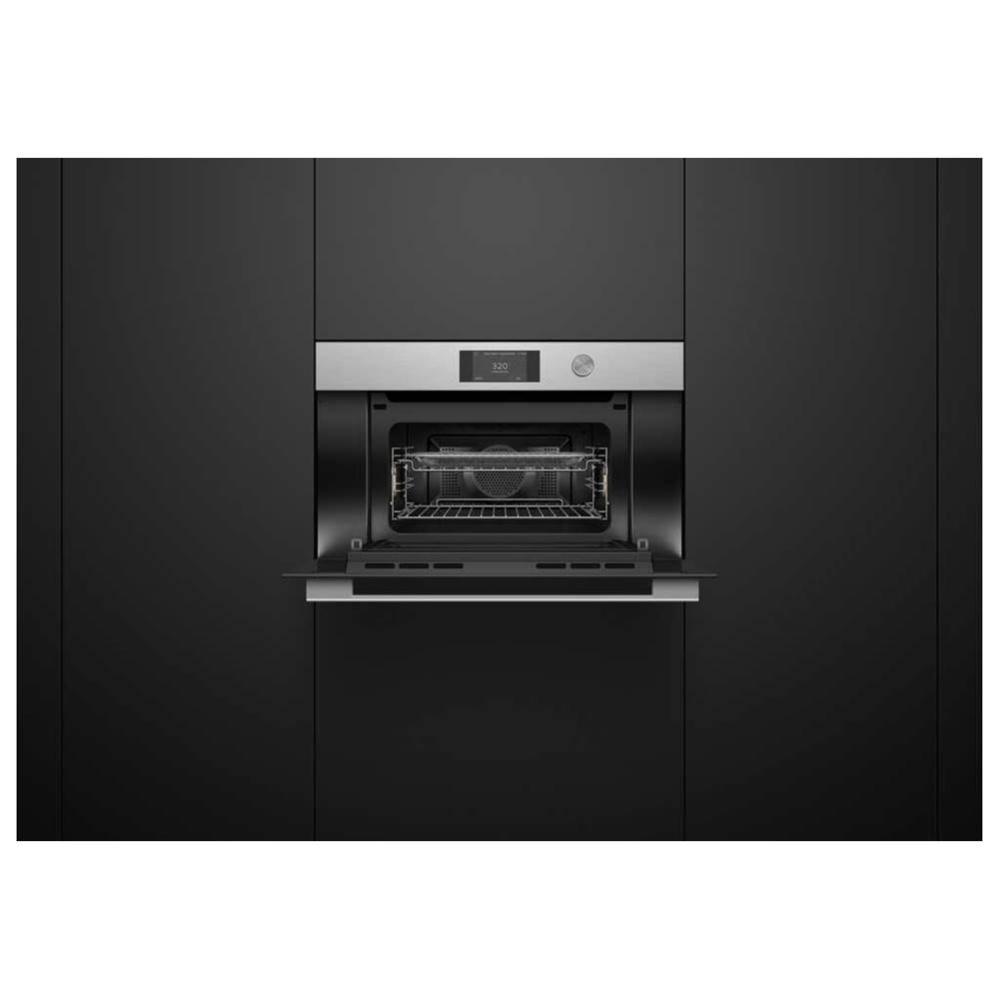 30 Inch Convection Speed Oven, 5 Inch Touchscreen w/Dial - Compact - Contemporary Brushed Silver