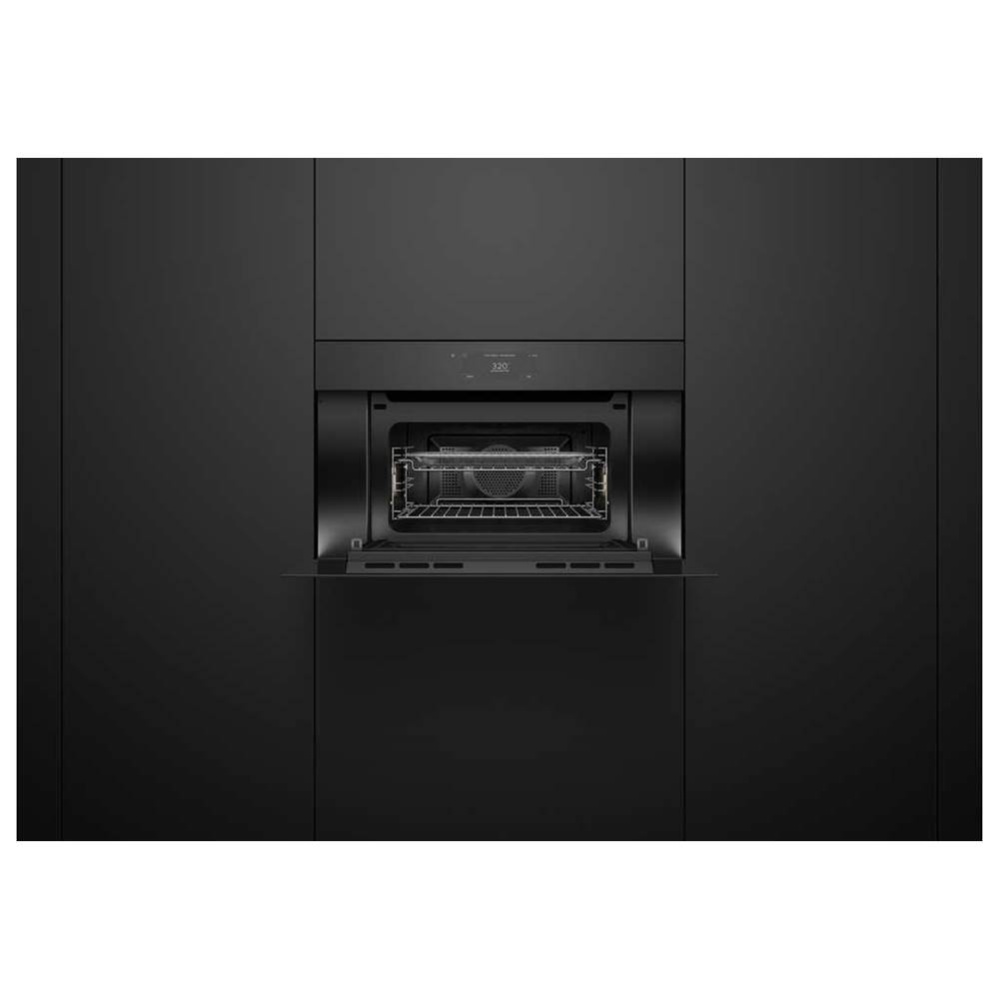 30 Inch Convection Speed Oven, 6.8 Inch Touchscreen, Handleless- Compact - Minimal Black (Soft Bla