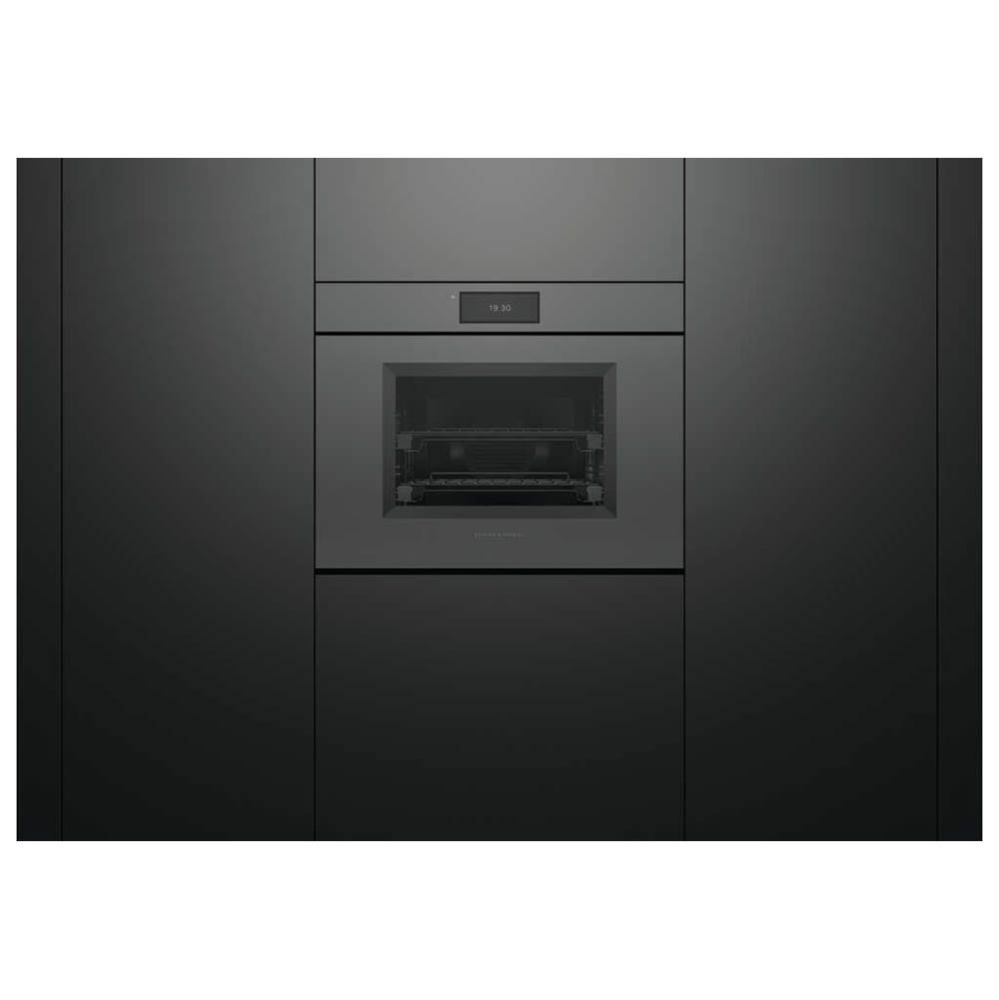 30 Inch Combination Steam Oven, 6.8 Inch Touchscreen, Handleless- Minimal Grey