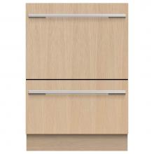 Fisher & Paykel DD24DHTI9 N - Integrated, Tall, Panel Ready, 15 Wash Cycles, 14 Place Settings, Water Softener