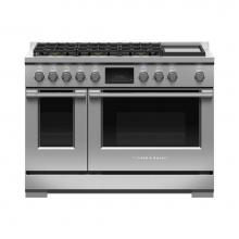 Fisher & Paykel 82977 - 48' Range, 6 Burners with Griddle, Self-cleaning, Natural Gas