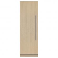 Fisher & Paykel 26204 - 24'' VTZ All Freezer, 74'' H, Panel Ready, 10.7 cu ft, Stainless Interior, Ice