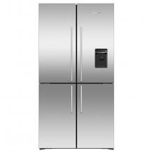 Fisher & Paykel 24891 - 36'' Quad Door French Door Refrigerator Freezer, 19.0 cu ft, Stainless Steel, Ice and Wa