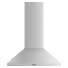Fisher & Paykel HC36PCX1 - 36'' Pyramid Chimney Wall Hood, 600 CFM, Stainless Steel