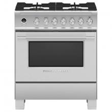 Fisher & Paykel OR30SCG6X1 - 30'' Range, 4 Burners, Self-cleaning, Stainless Steel