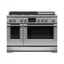 Fisher & Paykel 82972 - 48' Range, 5 Burners with Griddle, Self-cleaning, LPG