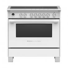 Fisher & Paykel 81967 - 36'' Range, 5 Zones with SmartZone, Self-cleaning, White