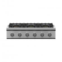 Fisher & Paykel 82016 - 36'' Rangetop, 6 Burners, Natural Gas