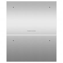 Fisher & Paykel 82860 - Stainless Steel Accessory Door for Double, Panel Ready, No Handles Included