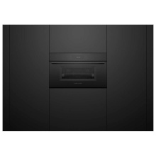 Fisher & Paykel 84986 - 30 Inch Combination Steam Oven, 6.8 Inch Touchscreen - Compact - Minimal Black (Soft Black)
