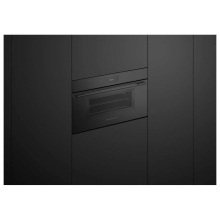 Fisher & Paykel 84988 - 30 Inch Combination Steam Oven, 6.8 Inch Touchscreen, Handleless - Compact - Minimal Black (Soft B
