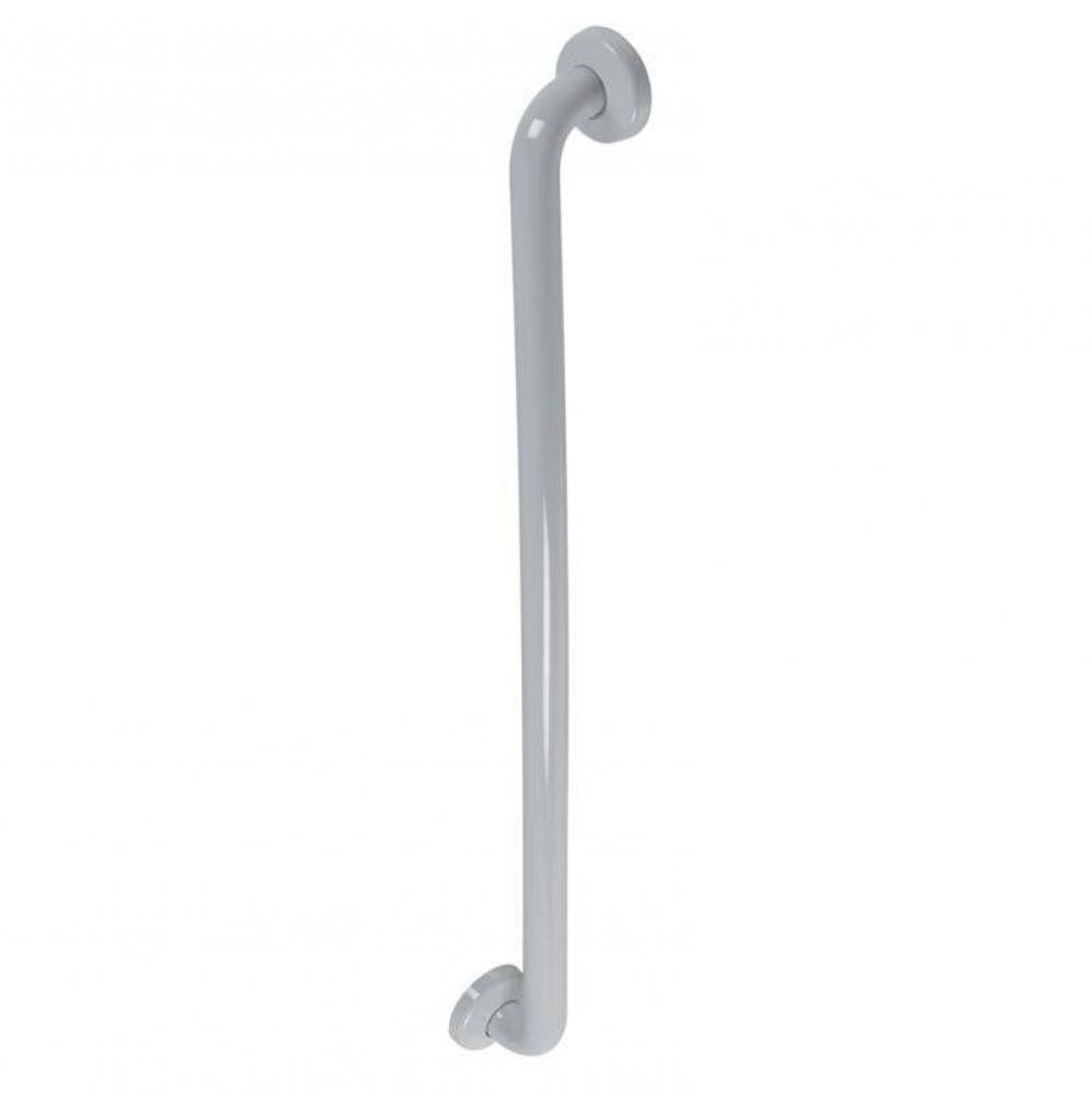 Two Wall Transition Grab Bar White