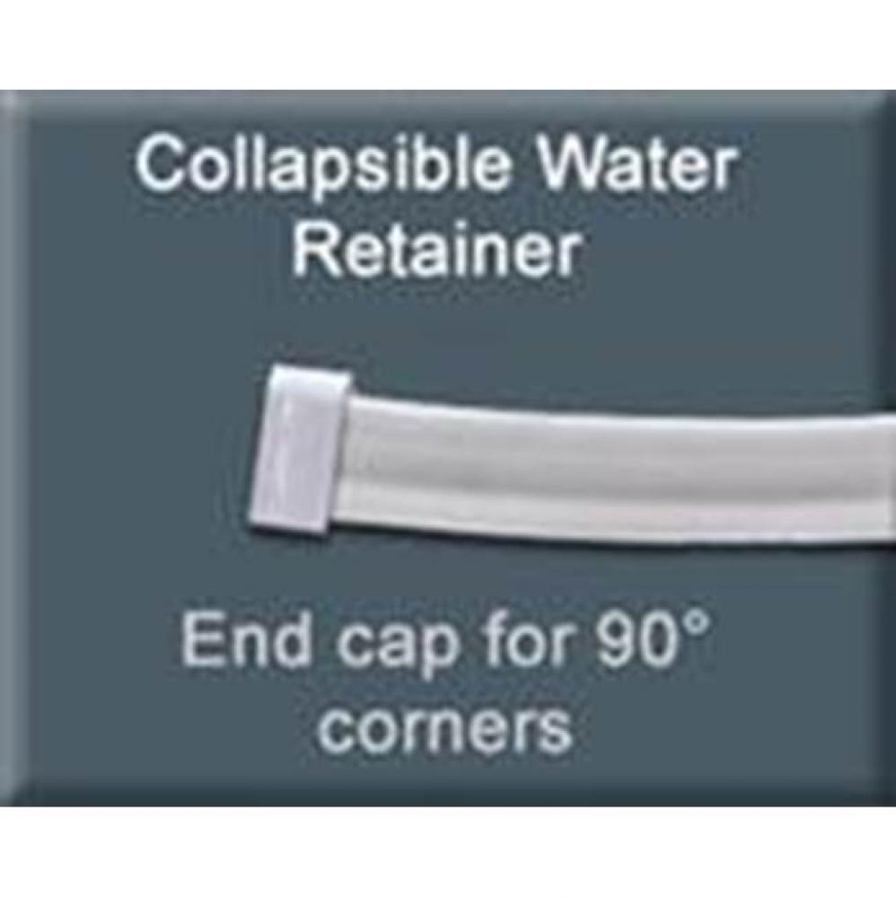 White Collapsible Water Retainer.