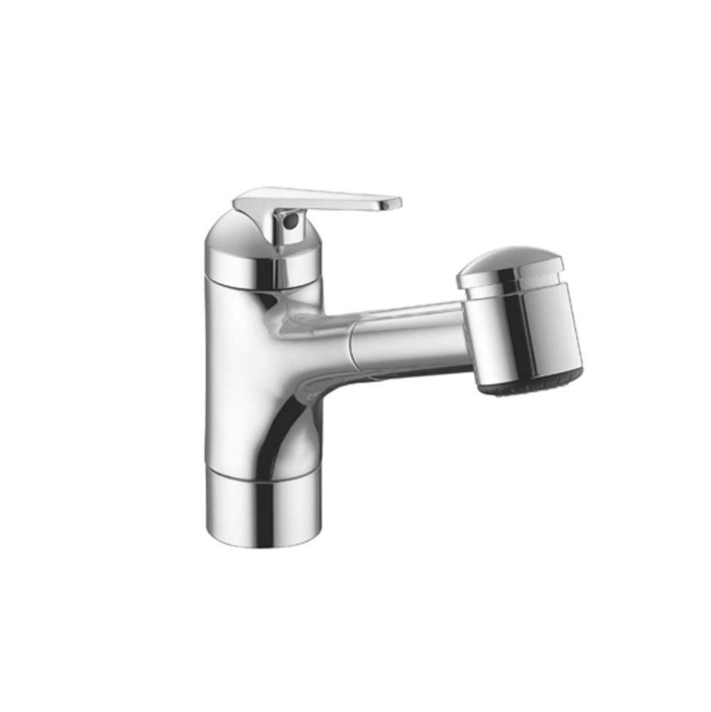 Domo Single-Hole Kitchen Faucet With Pull-Out Spray - Top Lever - Pc