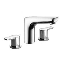 KWC Canada 12.363.191.000 - Piana Widespread 3 Hole Faucet W/Pop-Up Chrome