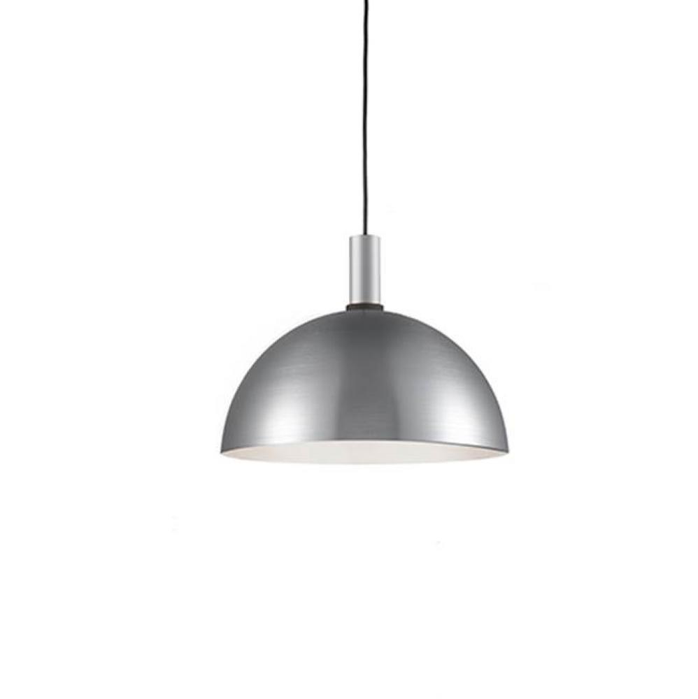Single Lamp Pendant WithAluminum Dome ShadeShowcasing Powder-Coated OrPlated Finishes With Metal