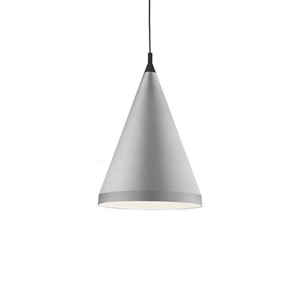 Single Lamp Pendant With ConicalAluminum Shade With FinePowder-Coated Or Plated FinishesWith
