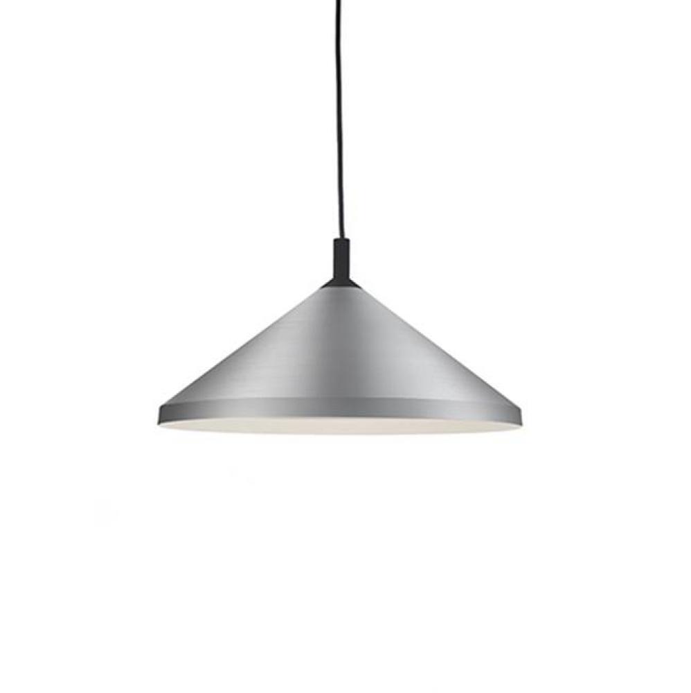 Single Lamp Pendant With ConicalAluminum Shade With FinePowder-Coated Or Plated FinishesWith
