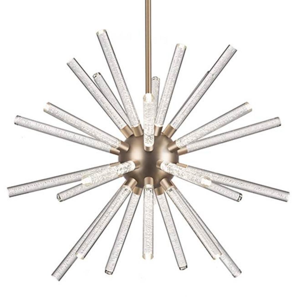 Ch71840 - Electroplated Cast Aluminum Sphere With Turned Inserts. Available In 2
