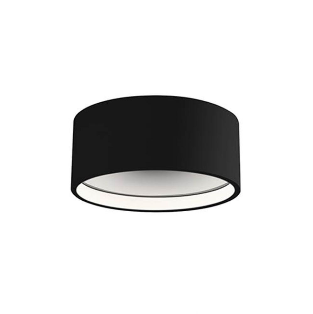 Cast Cylindrical Aluminum Housing And Ceiling MountFinely Textured Achromatic Powder-Coat