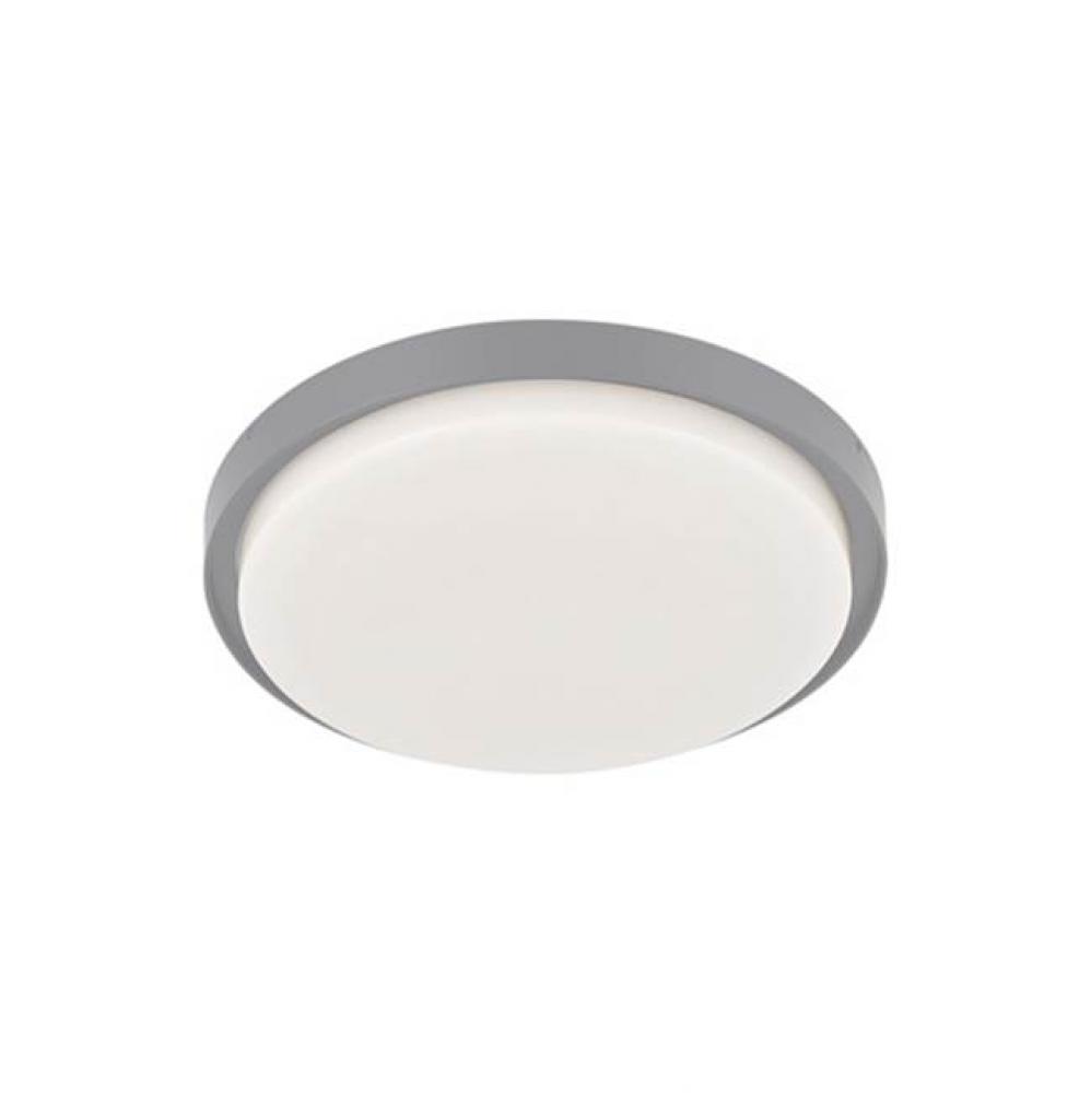 Circular Cast Aluminum Body And FrameLightly Textured Powder-Coat FinishRound Opal Polymeric