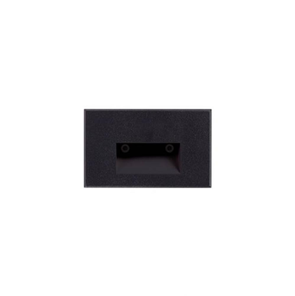 A Vertical Rectangle-Shaped Recessed Light In Matte Black Or White Powder Coat. The Optically