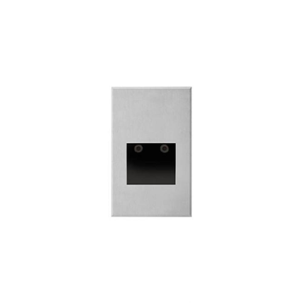 A Horizontal Rectangle-Shaped Recessed Light In Brushed Nickel, Matte Black Or White Powder Coat.
