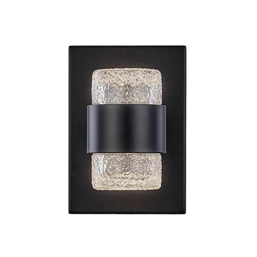 Ew48208 - Powder-Coated Die-Cast Aluminum And Tube Steel With Cast Clear Textured Glass