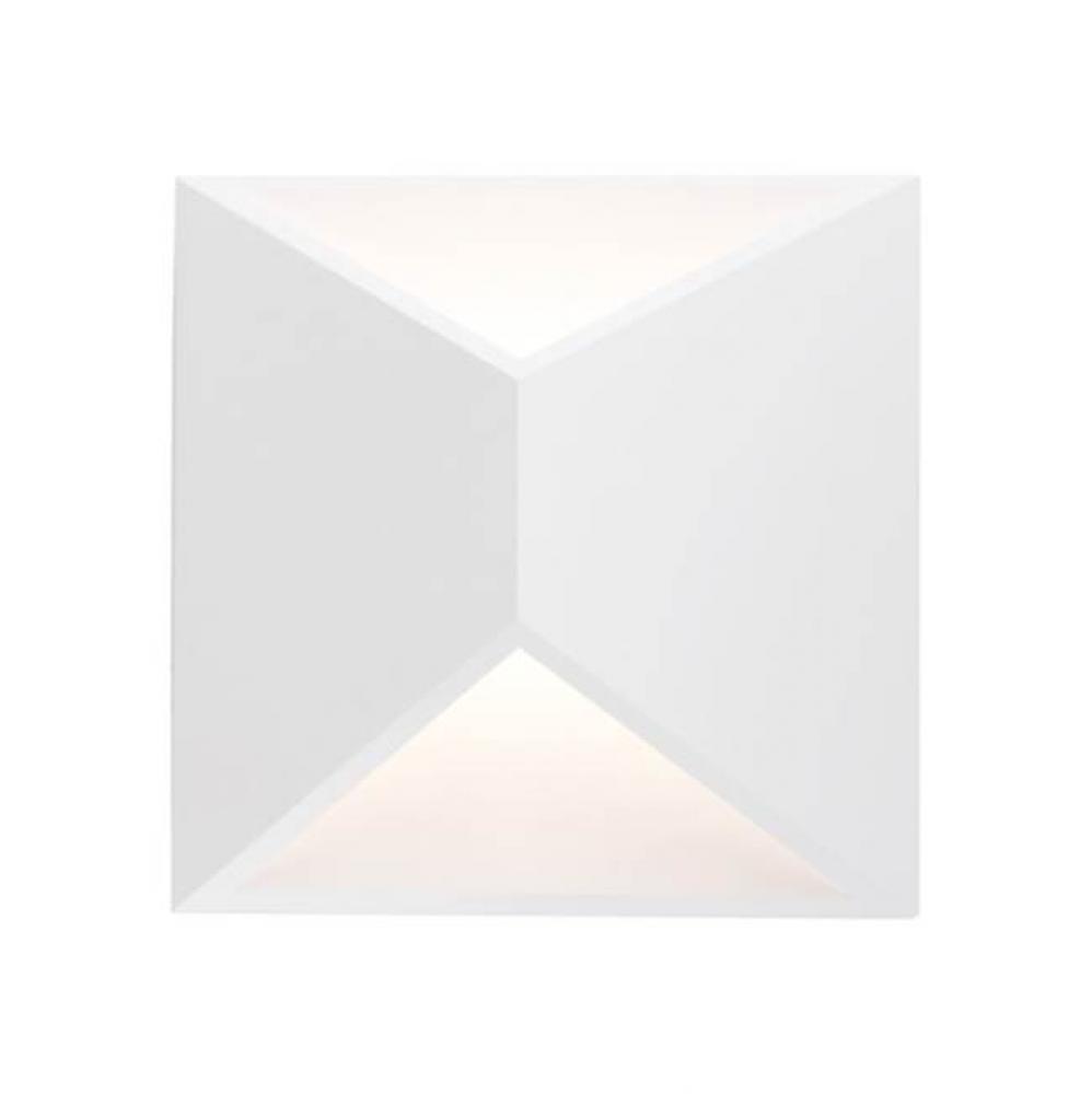 Stunning Minimalist Aluminum Housing Wall Sconce Available In Brushed Nickel, Espresso And White