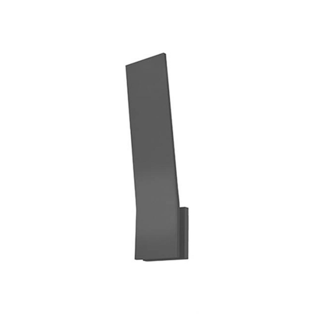 An 18 Inch Long Aluminum Rectangle Is Bent Forward From The Bottom, Just Slightly Enough For An