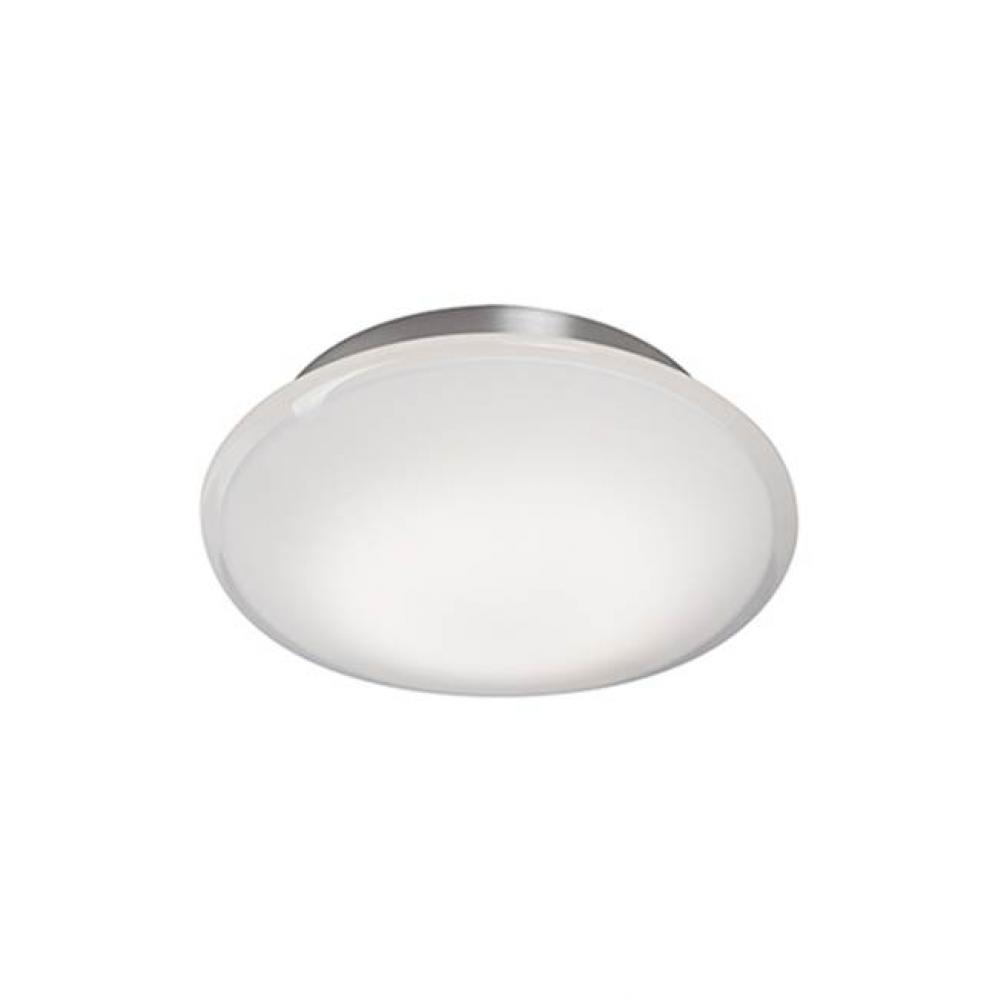 Classy Retro Led Flush Mount With Segmental Shaped Glass. The Glass Is Uniquely Designed With
