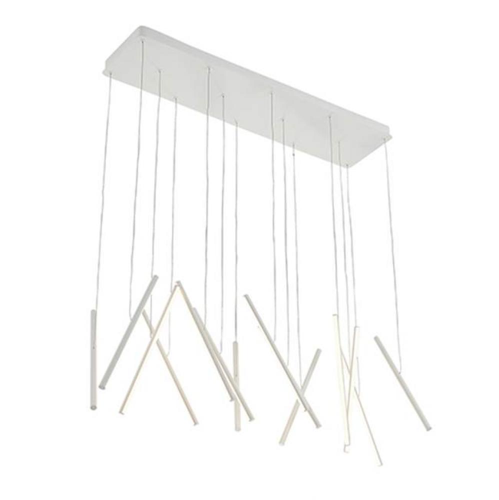 The Primary Component Of The Chute Series Is A Slim Round Rod Illuminated Along The Entirety Of