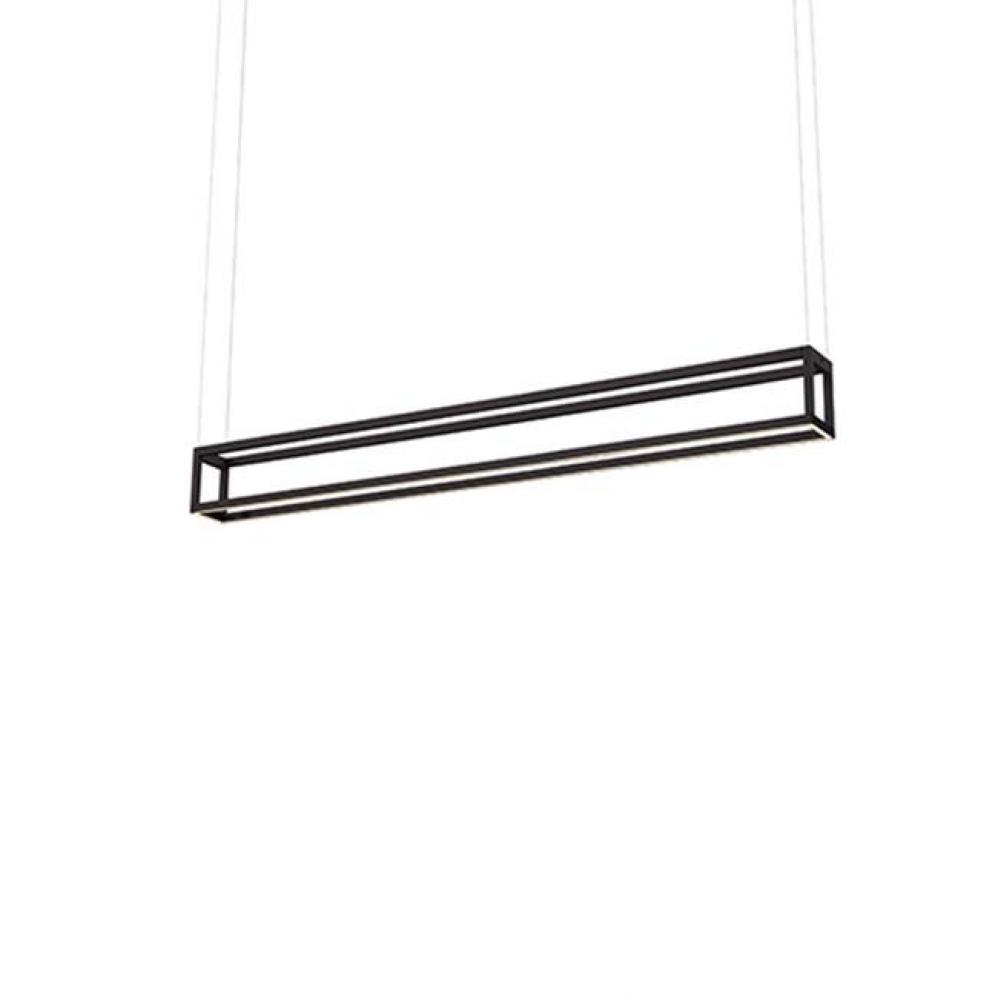 Square Profile Linear Aluminum FrameInset Opal Polymeric DiffusersFinely Textured Plate Or