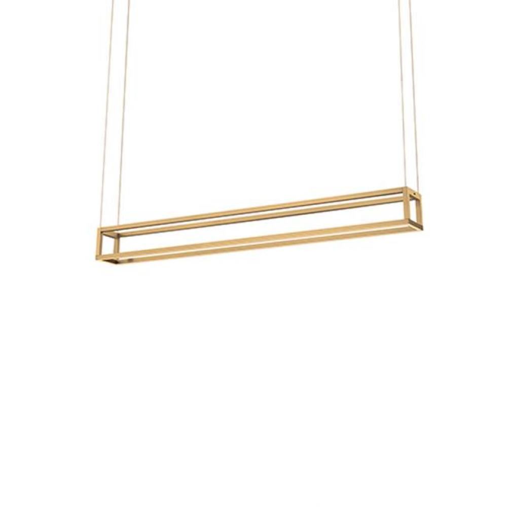Square Profile Linear Aluminum FrameInset Opal Polymeric DiffusersFinely Textured Plate Or
