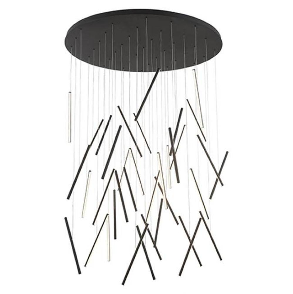The Primary Component Of The Chute Series Is A Slim Round Rod Illuminated Along The Entirety Of