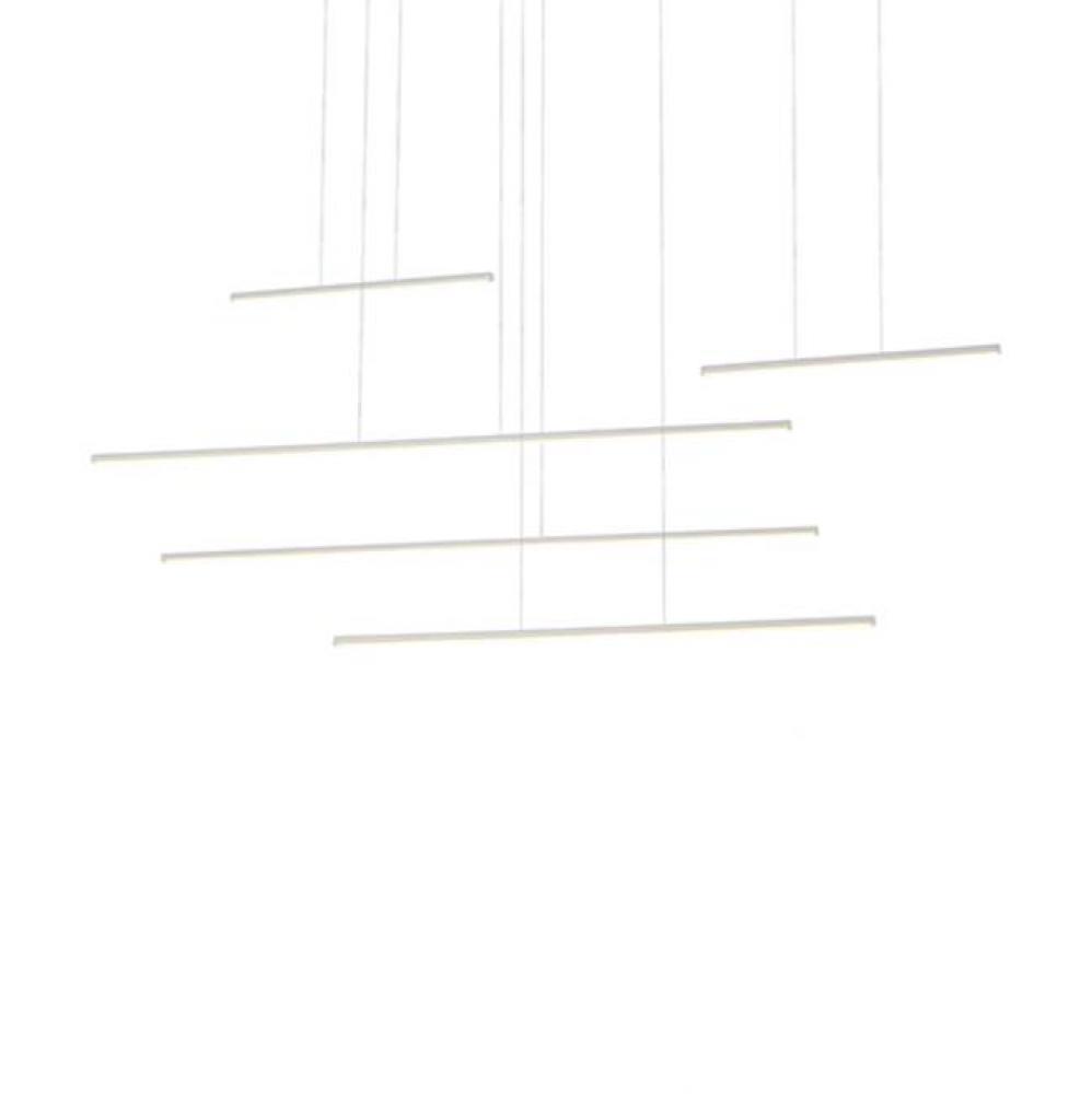 Extruded Circular Aluminum Horizontal Lamp RodsFlexible Silicon Rubber DiffusersLightly Textured
