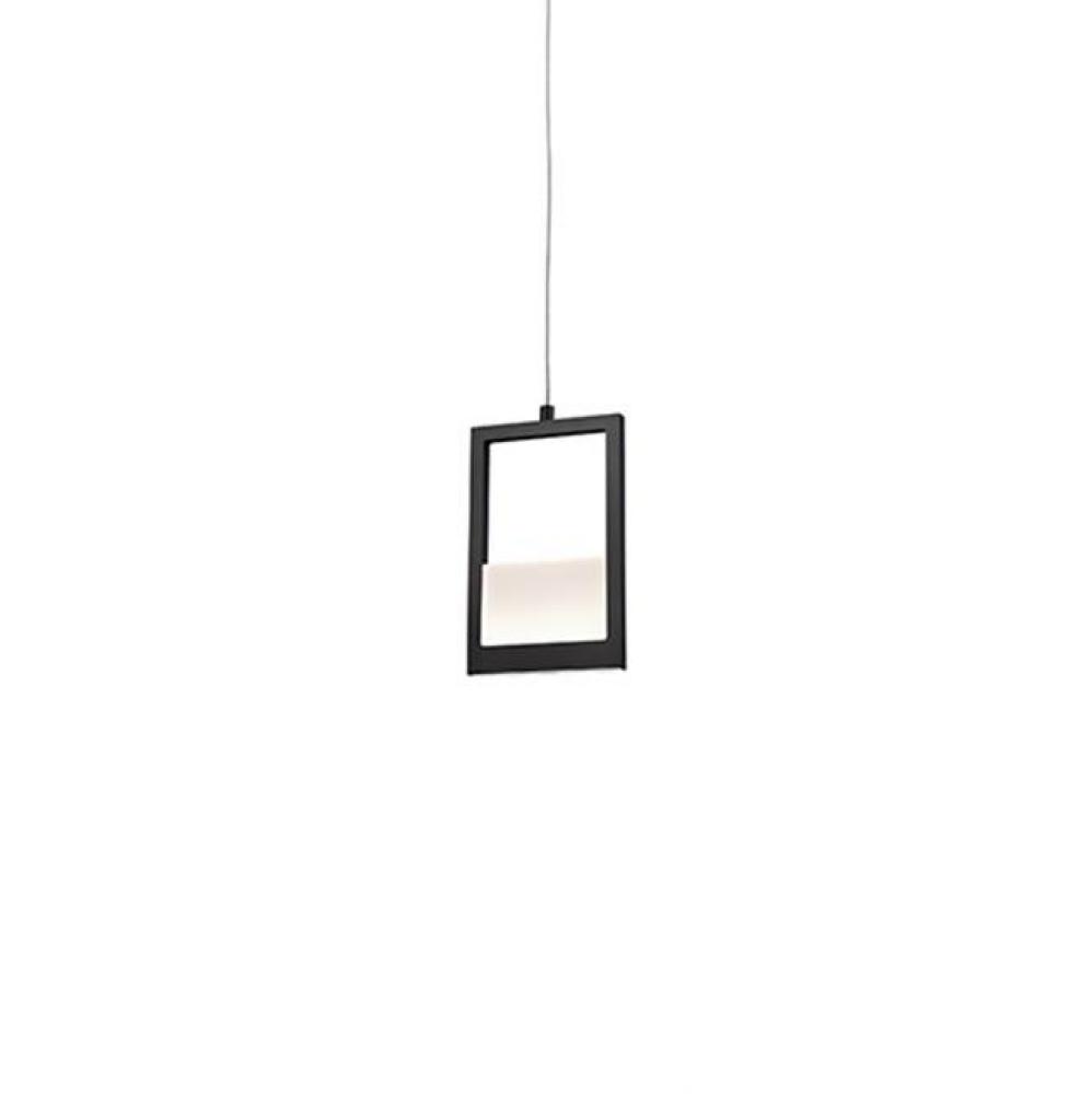 Solid Aluminum Rectangular BorderInset Opal Polymeric Diffuser And Edge-Lit Translucent