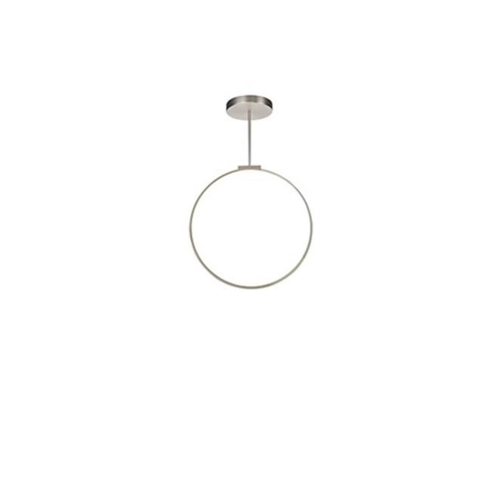 Aluminum Ring With Circular Ceiling Mount. Circular Profile. Flexible Silicon-Rubber Diffuser.