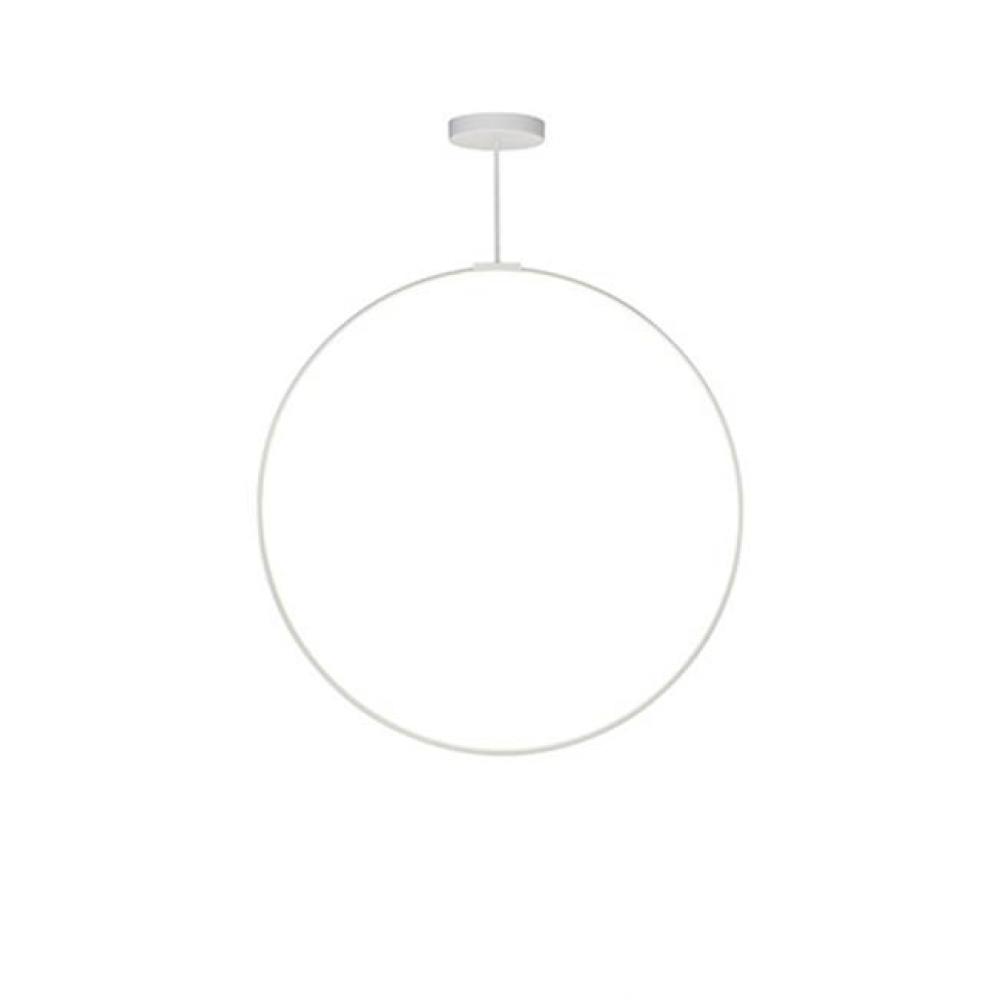 Aluminum Ring With Circular Ceiling Mount. Circular Profile. Flexible Silicon-Rubber Diffuser.
