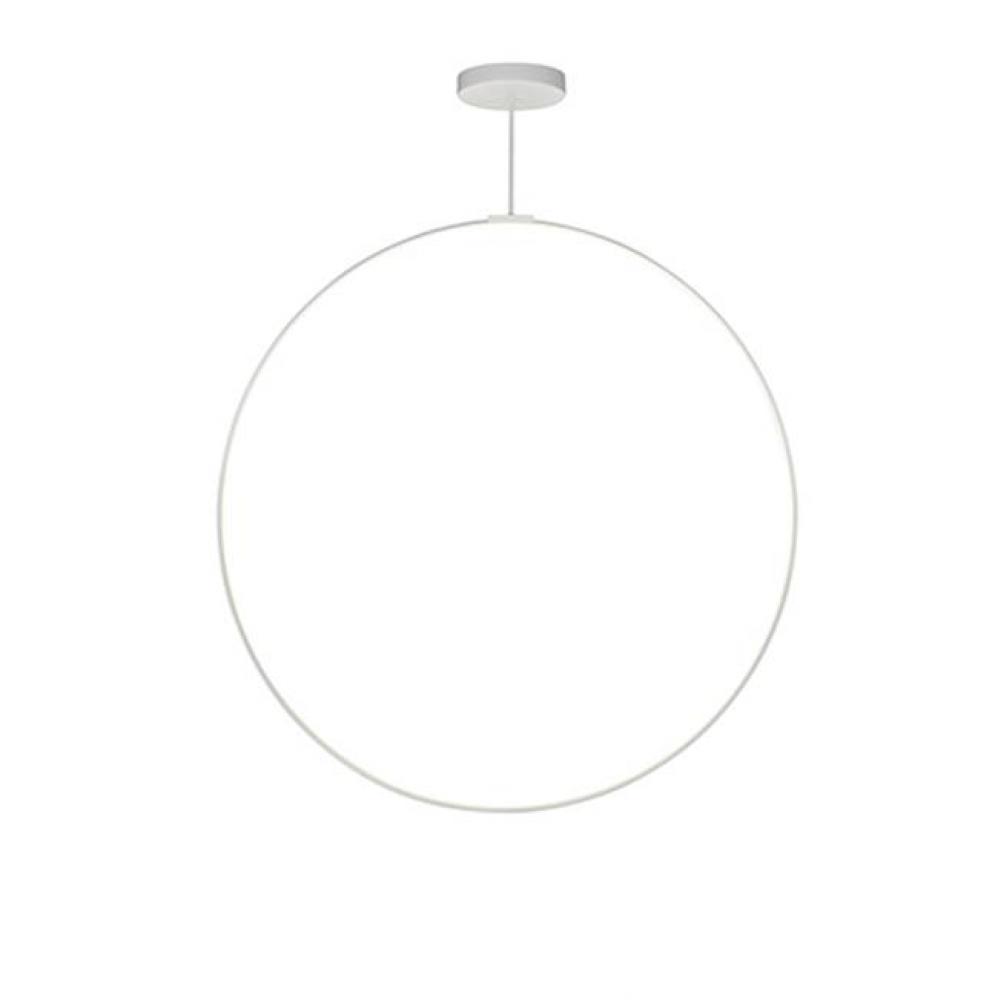 Aluminum Ring With Circular Ceiling Mount. Circular Profile. Flexible Silicon-Rubber Diffuser.