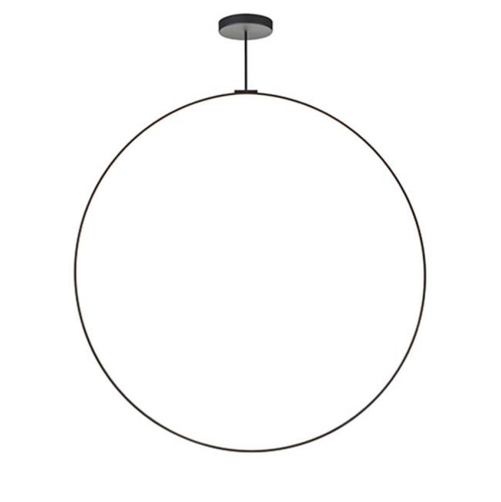 Aluminum Ring With Circular Ceiling Mount. Circular Profile. Flexible Silicon-Rubber Diffuser.