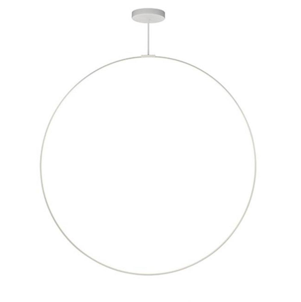 Aluminum Ring With Circular Ceiling Mount. Circular Profile. Flexible Silicon-Rubber Diffuser.