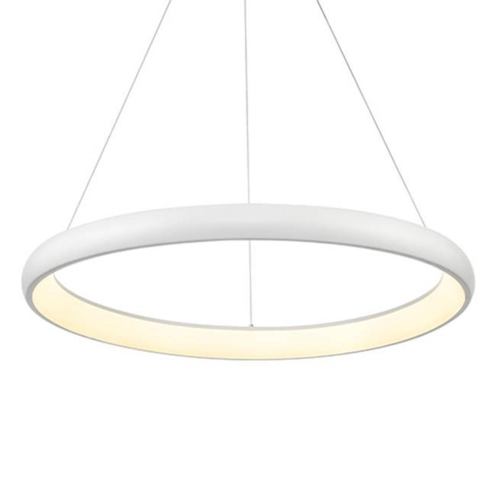 A Curved Band Of Powder-Coated Aluminum Arcs Around A Central Void Forming And Encapsulating An
