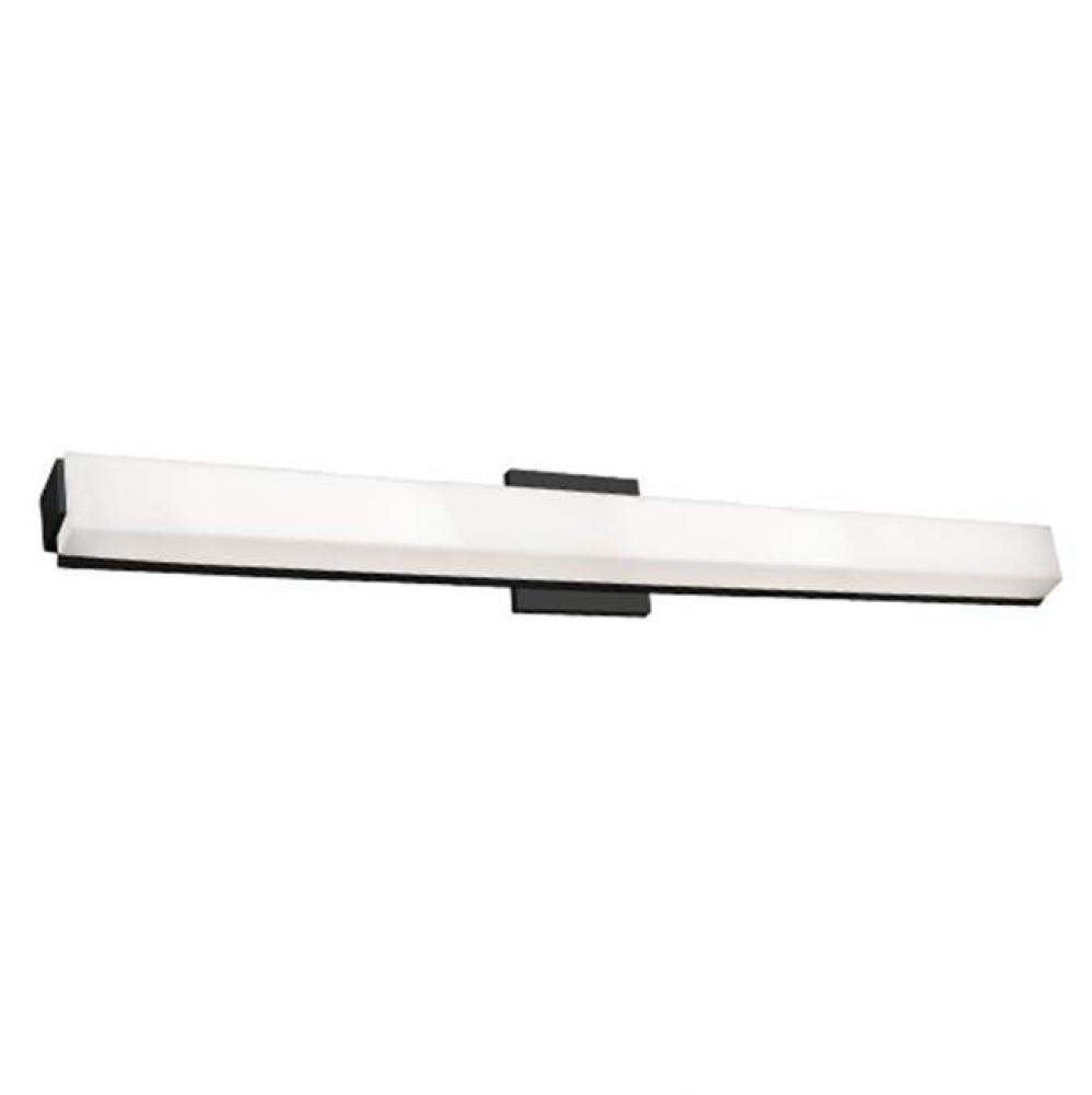 Vl47237 - Rectangular White Acrylic With Electroplated Formed Steel